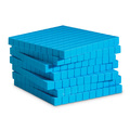 Learning Resources Blue Plastic Base Ten Flat Set, Pack of 10 0926